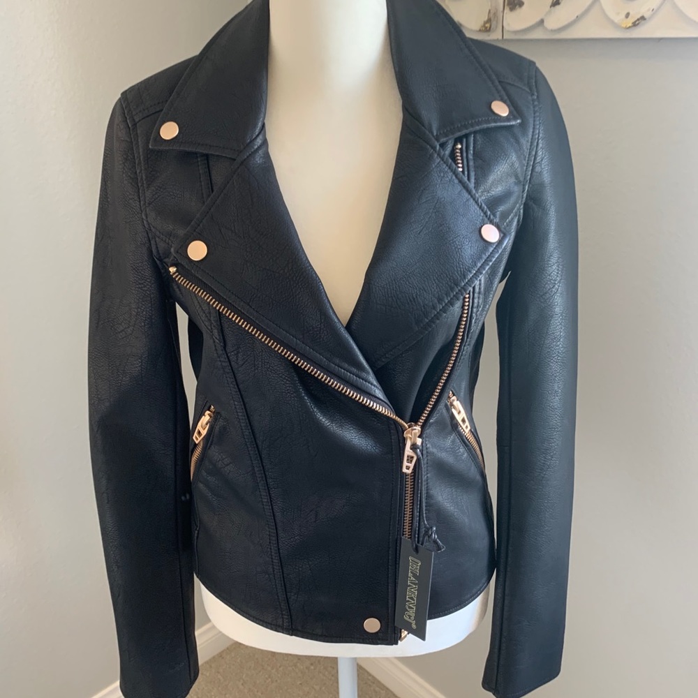 Blank NYC Moto Black Jacket